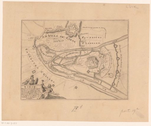 Plan of Liège