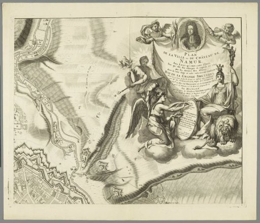 Large map of the siege of Namur (sheet no. 2), 1695