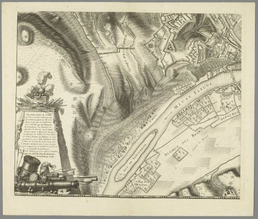Large map of the siege of Namur (sheet no. 3), 1695