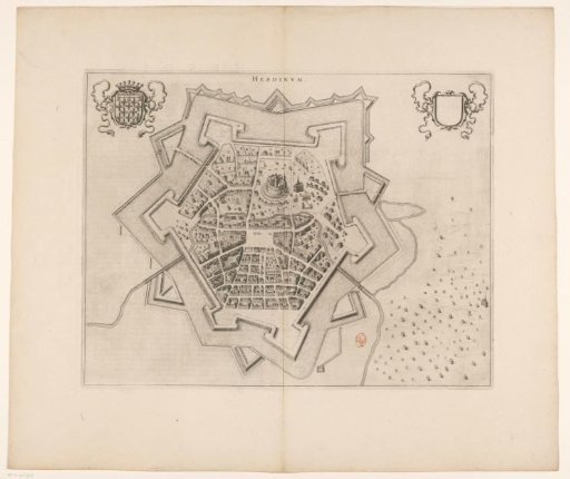 Plan of Hesdin