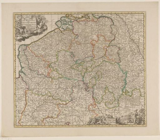 Map of the Southern Netherlands
