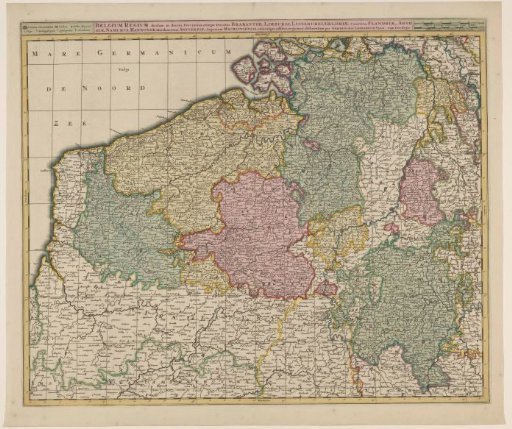 Map of the Southern Netherlands