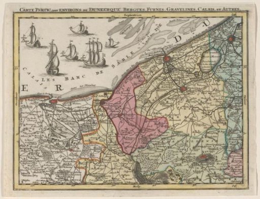 Part of a Map of the Austrian Netherlands