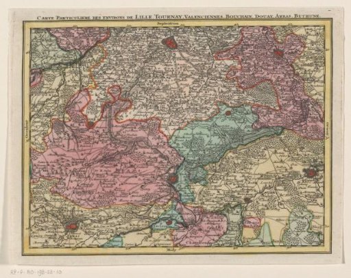 Part of a Map of the Austrian Netherlands