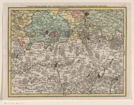 Part of a Map of the Austrian Netherlands