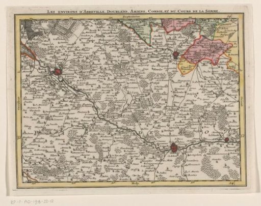 Part of a Map of the Austrian Netherlands