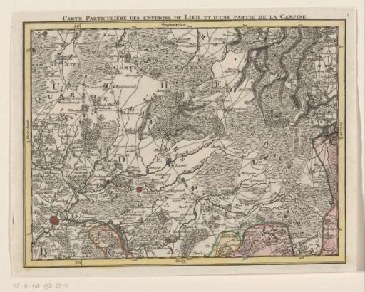 Part of a Map of the Austrian Netherlands