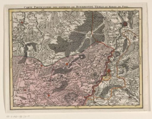 Part of a Map of the Austrian Netherlands