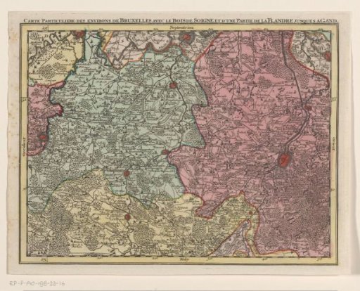 Part of a Map of the Austrian Netherlands