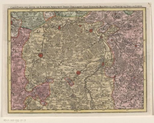 Part of a Map of the Austrian Netherlands