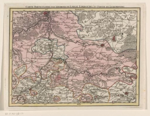 Part of a Map of the Austrian Netherlands