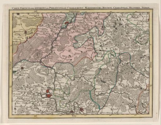 Part of a Map of the Austrian Netherlands