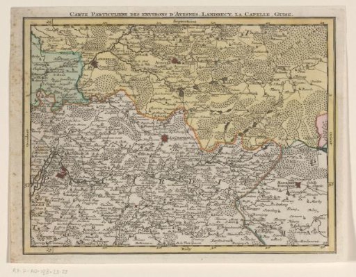 Part of a map of the Austrian Netherlands