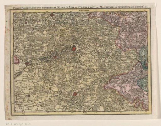 Part of a map of the Austrian Netherlands