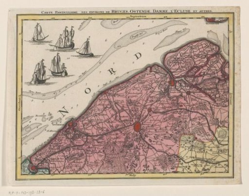 Part of a Map of the Austrian Netherlands