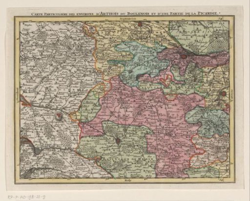 Part of a Map of the Austrian Netherlands