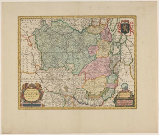 Map of the Duchy of Brabant