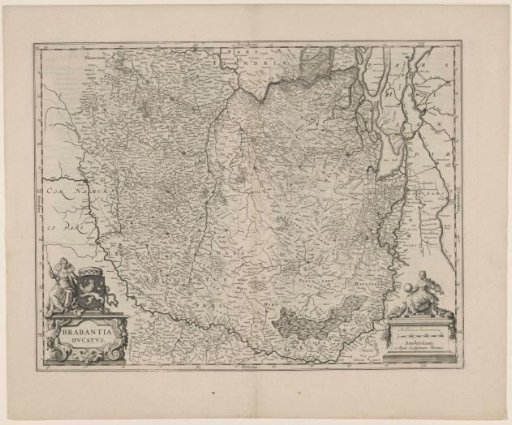 Map of the Duchy of Brabant
