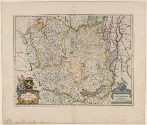 Map of the Duchy of Brabant