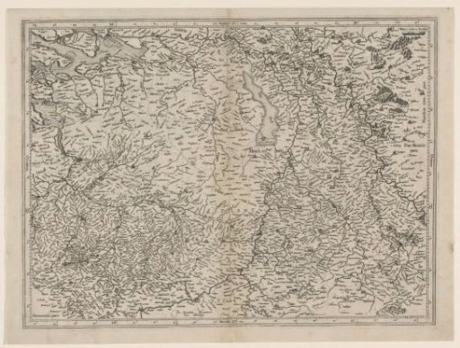 Map of the duchies of Brabant, Jülich, and Cleves