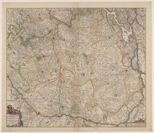 Map of the Duchy of Brabant