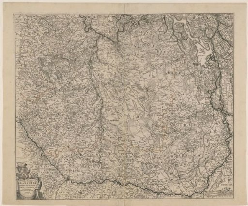 Map of the Duchy of Brabant