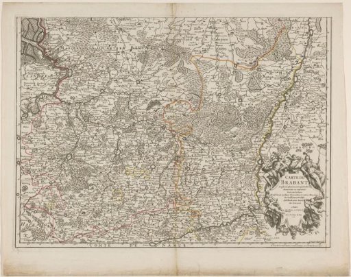 Map of Brabant