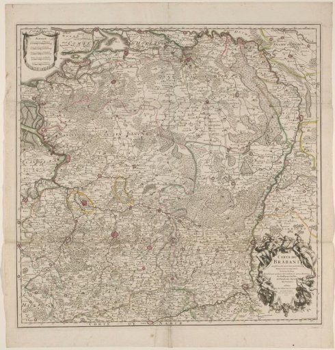 Map of Brabant