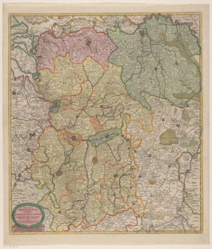 Map of the Duchy of Brabant