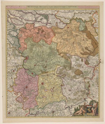 Map of the Duchy of Brabant