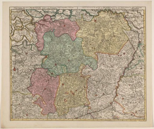 Map of the Duchy of Brabant