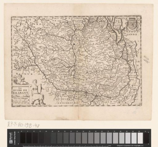 Map of the Duchy of Brabant