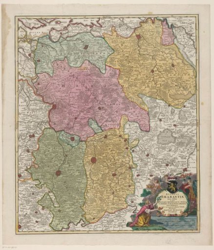 Map of the Duchy of Brabant