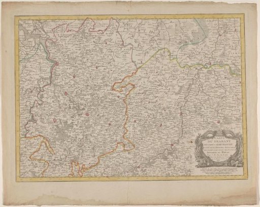 Map of Brabant