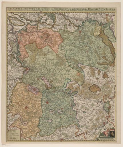 Map of the Duchy of Brabant