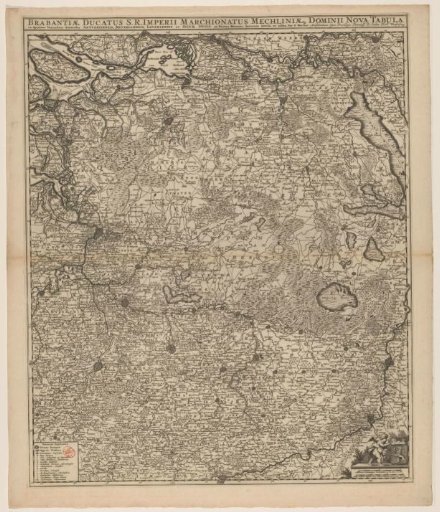 Map of the Duchy of Brabant