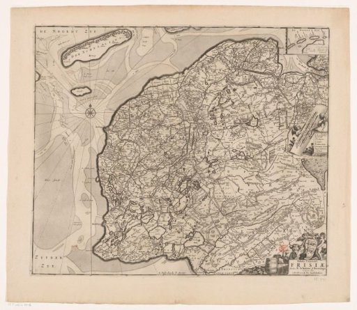 Map of Friesland