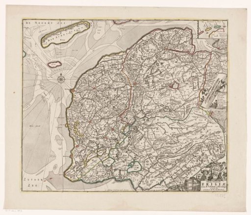 Map of Friesland