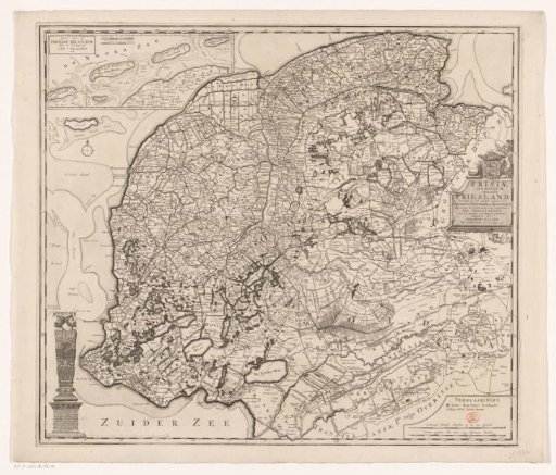 Map of Friesland