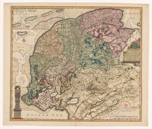 Map of Friesland