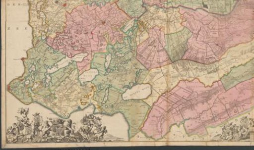 Map of Friesland, Groningen, Drenthe, and East Frisia