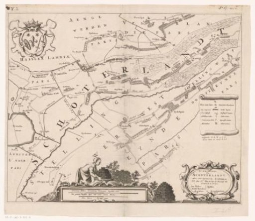Map of the grietenij Schoterland