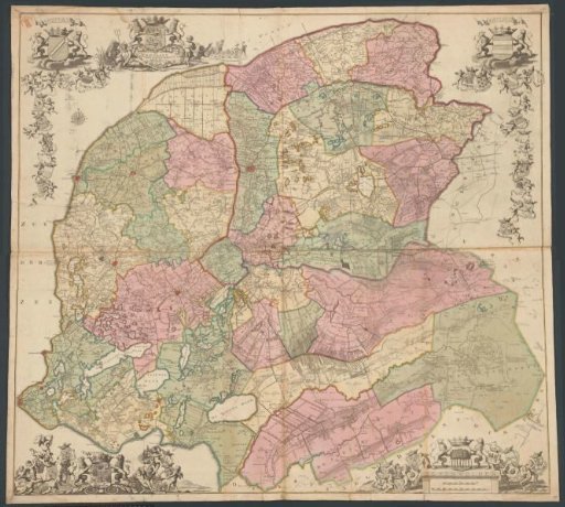 Map of Friesland