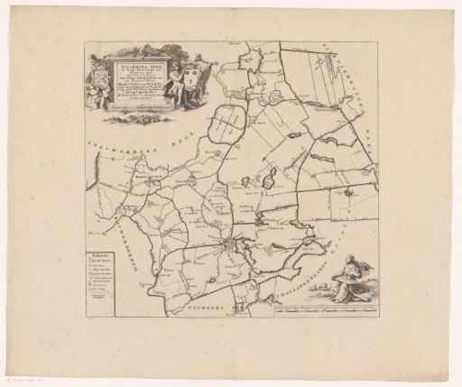 Map of the Grietenij of Idaarderadeel