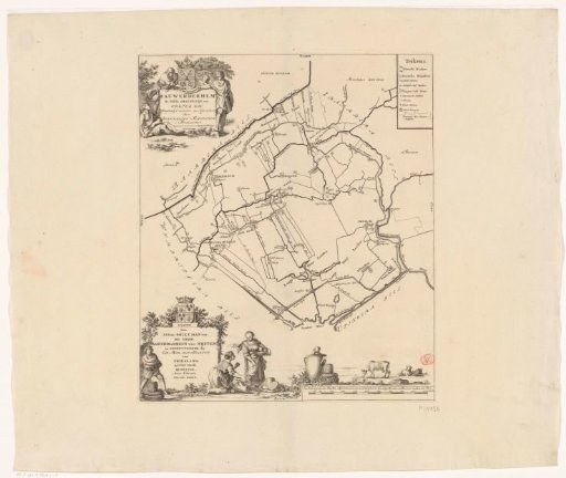 Map of the Grietenij Rauwerderhem