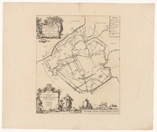 Map of the Grietenij of Rauwerderhem