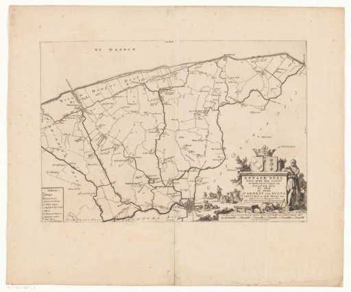 Map of the Grietenij Westdongeradeel