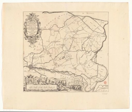 Map of the Grietenij Oostdongeradeel