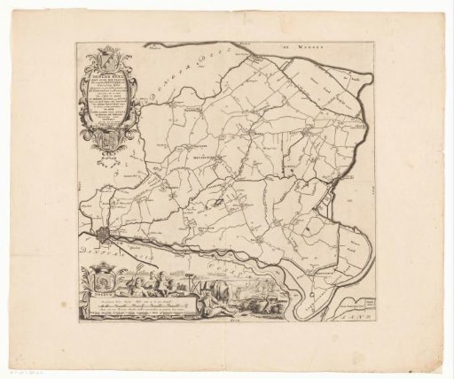 Map of the Grietenij Oostdongeradeel
