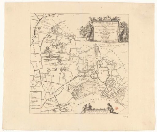 Map of the Grietenij Tietjerksteradeel